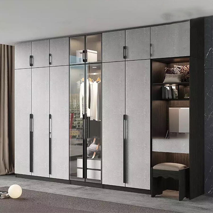 TỦ ÁO KẾT HỢP CÁNH KÍNH, BÀN TRANG ĐIỂM TA30